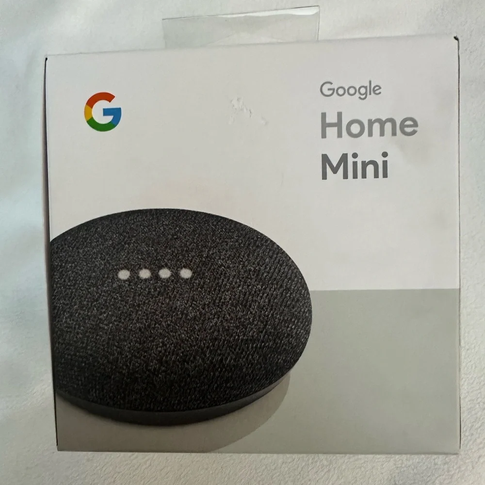 NWT GOOGLE HOME MINI CHARCOAL